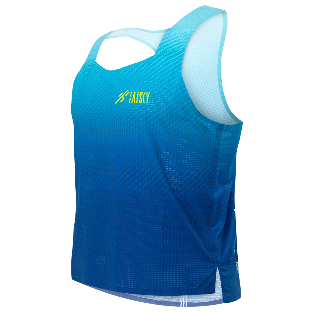 BAISKY百士奇 男款慢跑背心 The Runner 藍-細節圖2