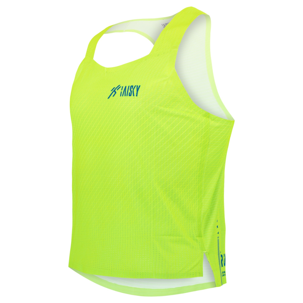 BAISKY百士奇 男款慢跑背心 The Runner 螢光黃-細節圖2