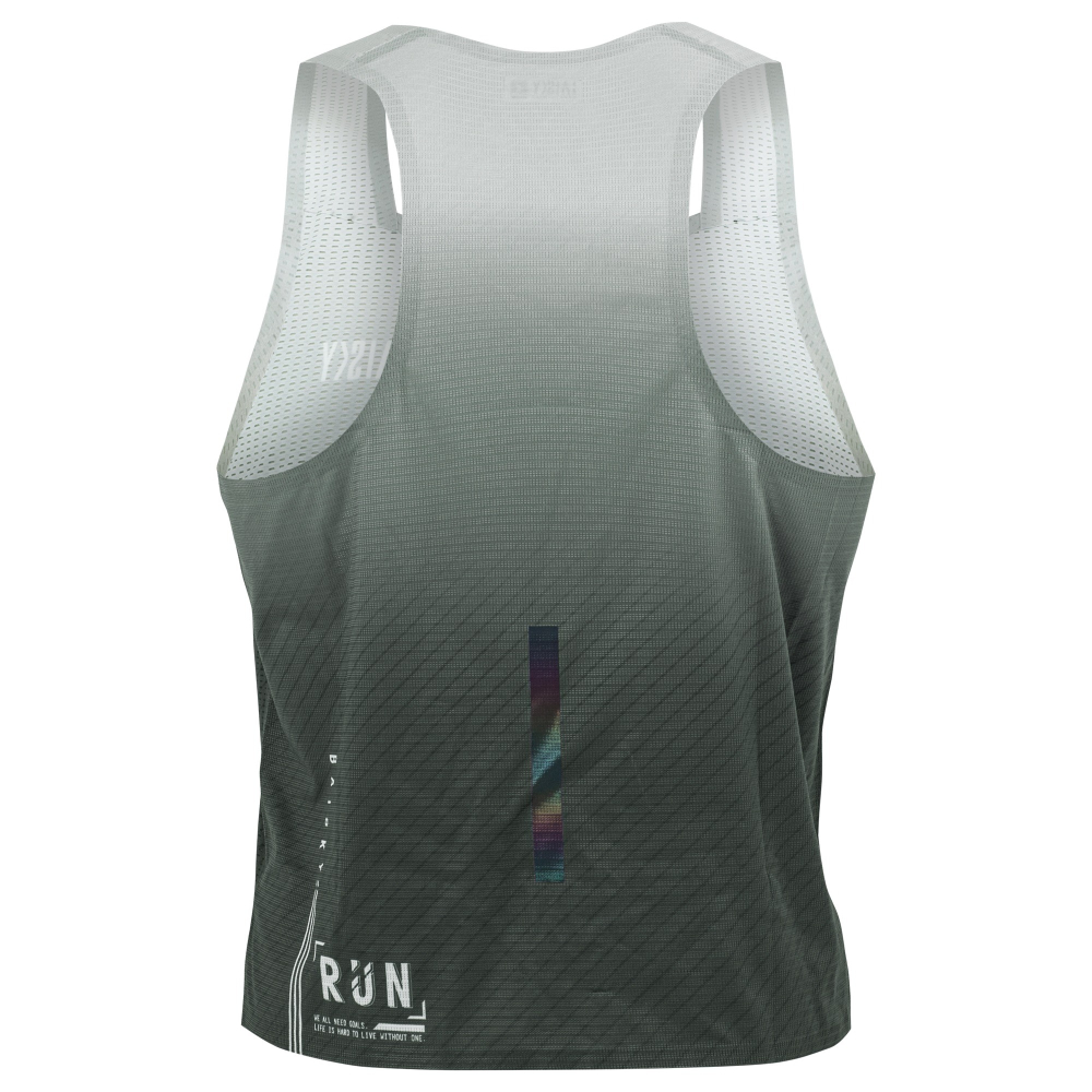 BAISKY百士奇 男款慢跑背心 The Runner 灰-細節圖3