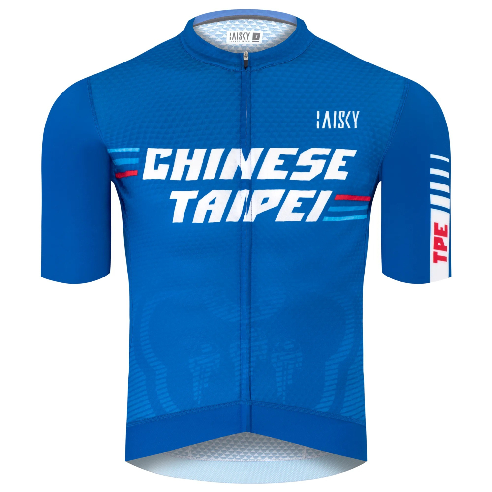 BAISKY百士奇 男款空力極短車衣 2025 中華隊市售版 CHINESE TAIPEI 藍-細節圖2