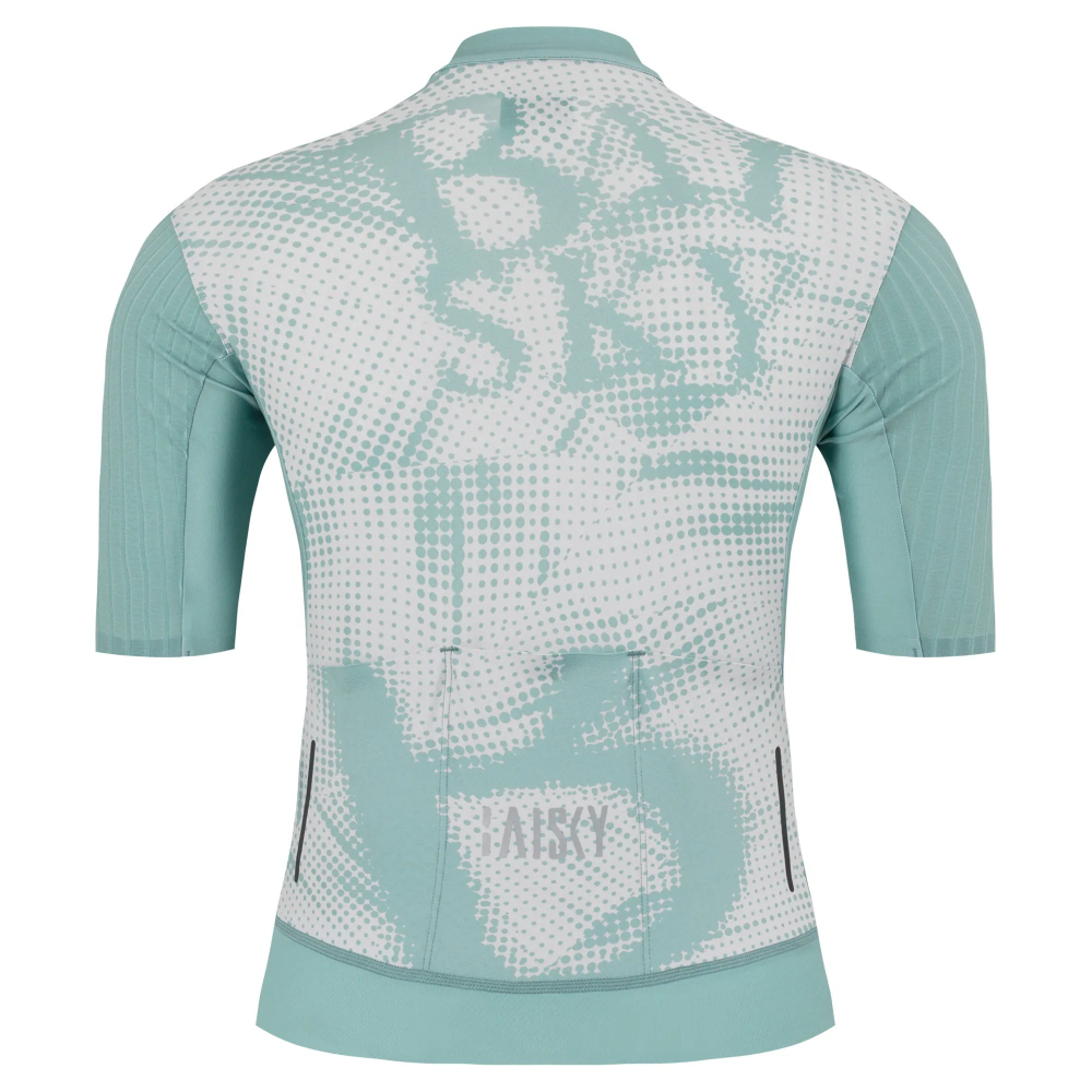 BAISKY百士奇 女款空力極短車衣 抽象 藍綠-細節圖4