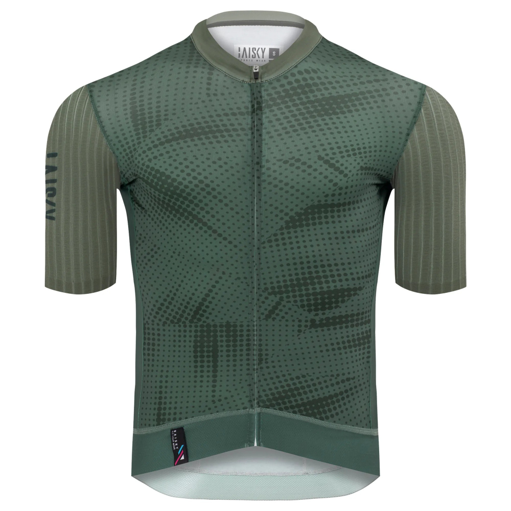 BAISKY百士奇 男款空力極短車衣 抽象 綠-細節圖2