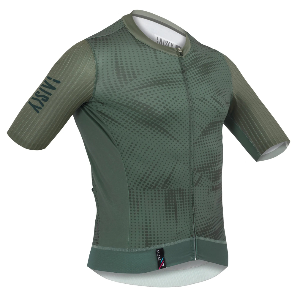 BAISKY百士奇 男款空力極短車衣 抽象 綠-細節圖3