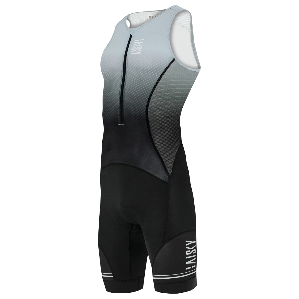 BAISKY百士奇 男款無袖連身三鐵衣 The Triathlete 灰-細節圖2