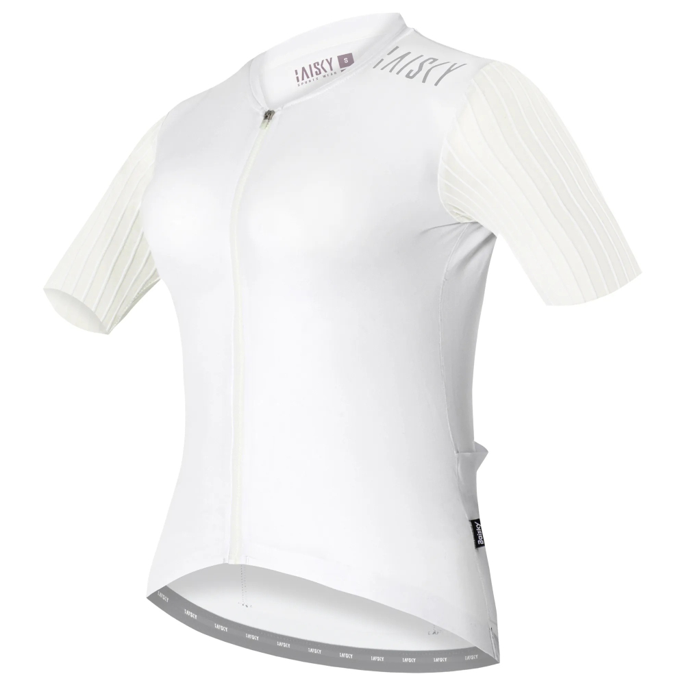 BAISKY百士奇 女款空力短車衣 潔淨V 白-細節圖2