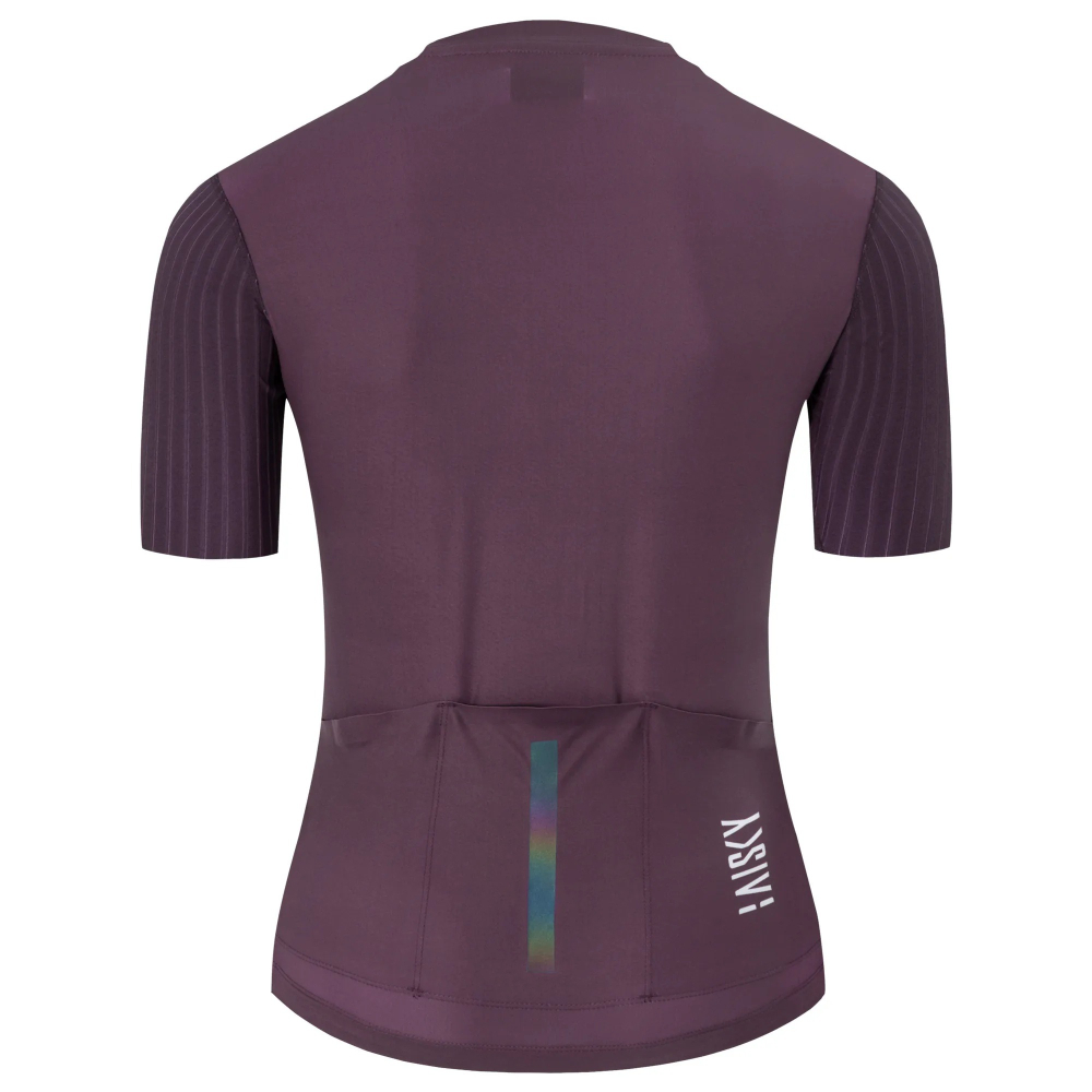 BAISKY百士奇 女款空力短車衣 潔淨V 深紫-細節圖3