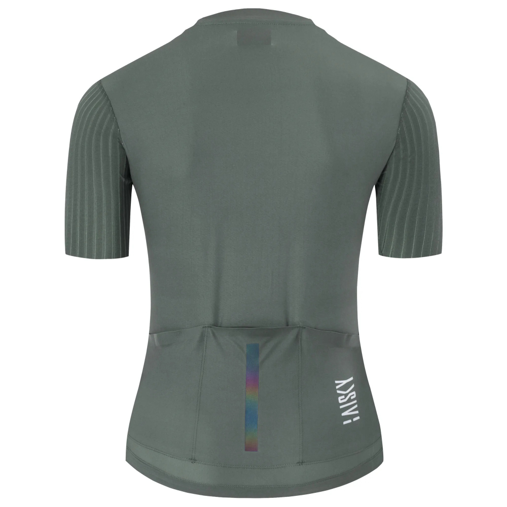 BAISKY百士奇 女款空力短車衣 潔淨V 深灰-細節圖3