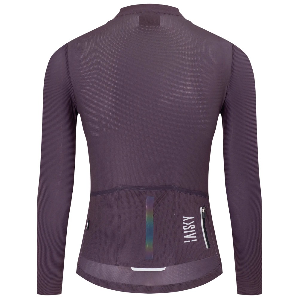 BAISKY百士奇 女款空力薄款長車衣 潔淨IV 深紫-細節圖3