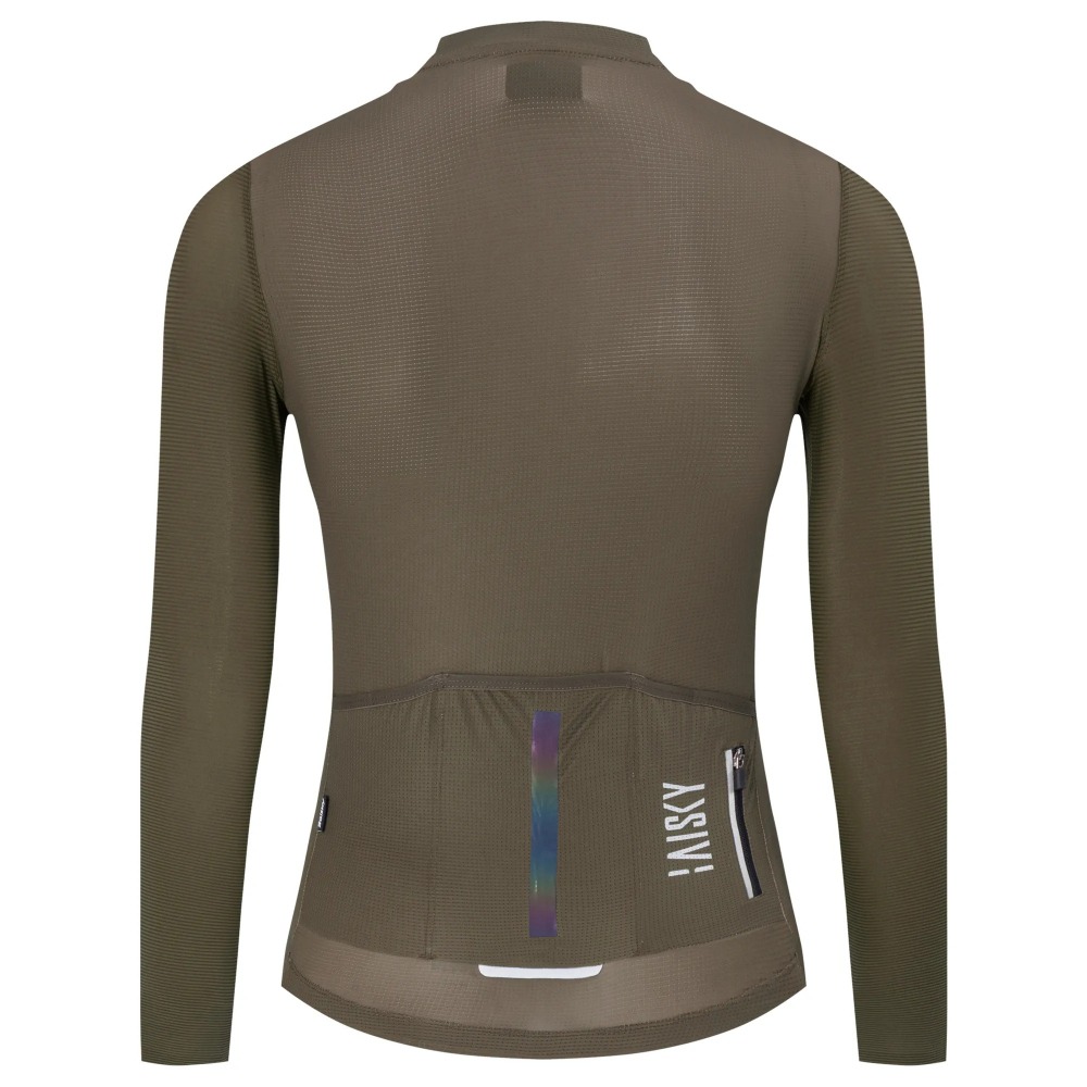 BAISKY百士奇 女款空力薄款長車衣 潔淨IV 咖啡-細節圖3