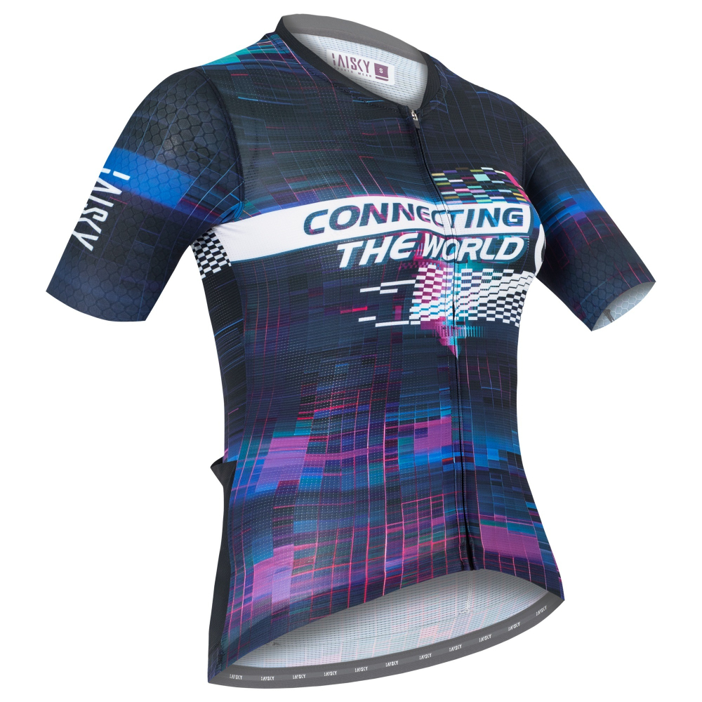 BAISKY百士奇 女款空力短車衣 鏈結 黑-細節圖2