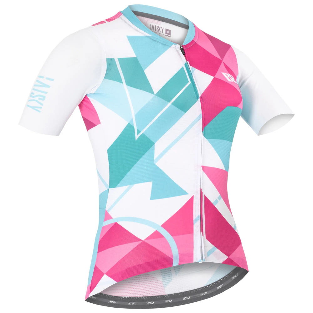 BAISKY百士奇 女款空力短車衣 樂活 粉-細節圖2