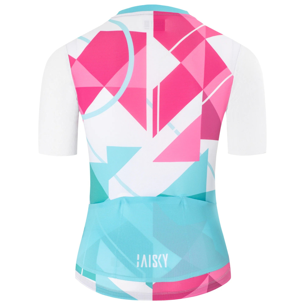 BAISKY百士奇 女款空力短車衣 樂活 粉-細節圖3