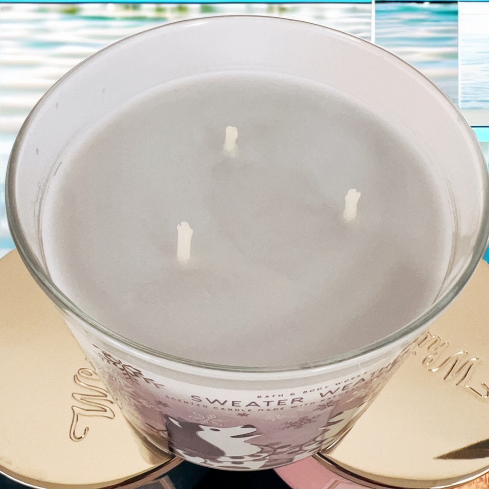 Bath Body & Works 4.5oz三蕊精油香氛蠟燭 經典限定設計款 美國官方進口 各款僅1組 蠟燭 居家香氛-細節圖2