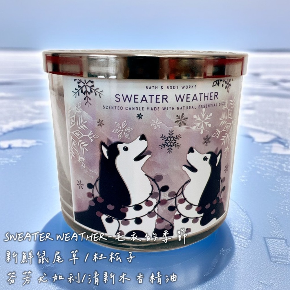 Bath Body & Works 4.5oz三蕊精油香氛蠟燭 經典限定設計款 美國官方進口 各款僅1組 蠟燭 居家香氛-細節圖5