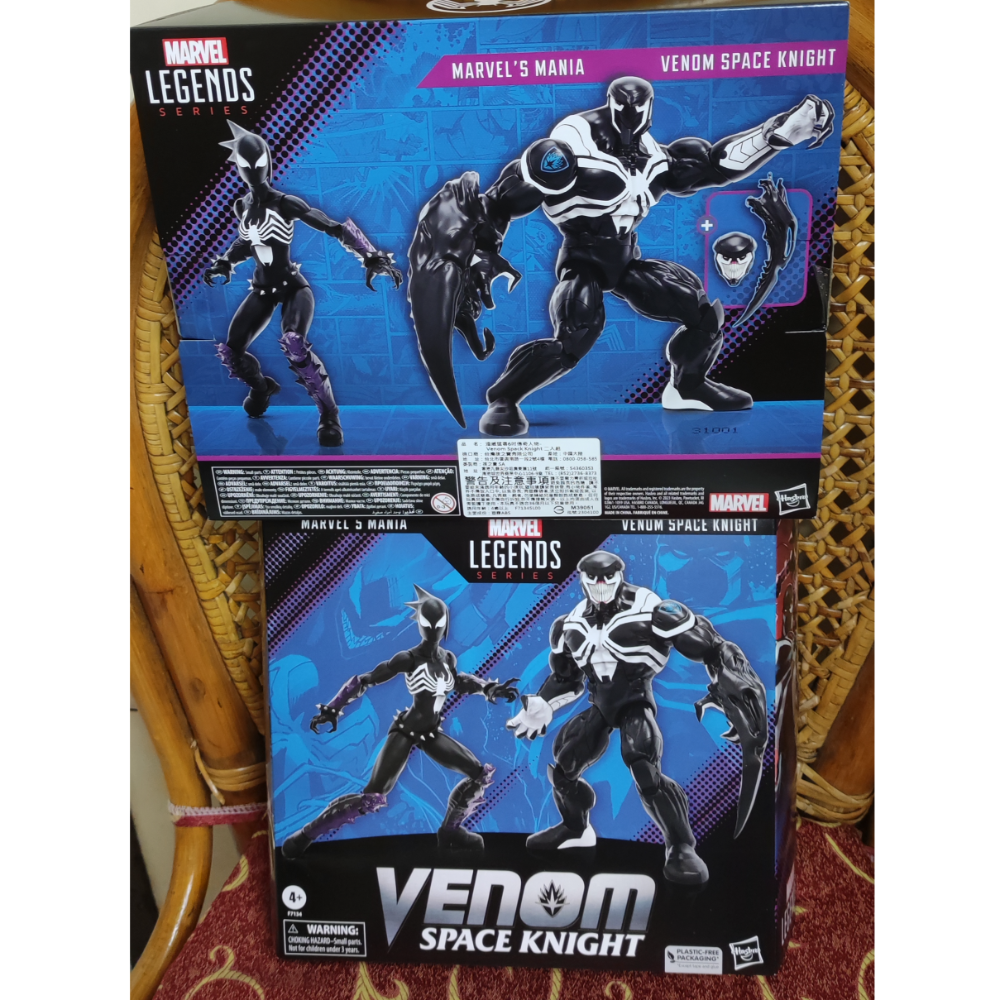 全新現貨 孩之寶 Marvel Legends 狂躁  宇宙猛毒 太空騎士 雙人組 漫威傳奇-細節圖2