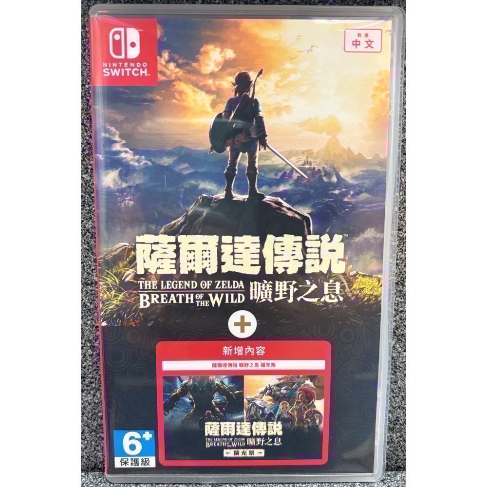 Switch 任天堂 薩爾達傳說 曠野之息 擴充票 oled lite ns