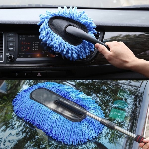【實體店面現貨 附發票】靜電除塵刷 除塵撣 清潔撣 汽車專用除塵刷 居家打掃 可伸縮 雪尼爾 超細纖維 清潔刷-細節圖8