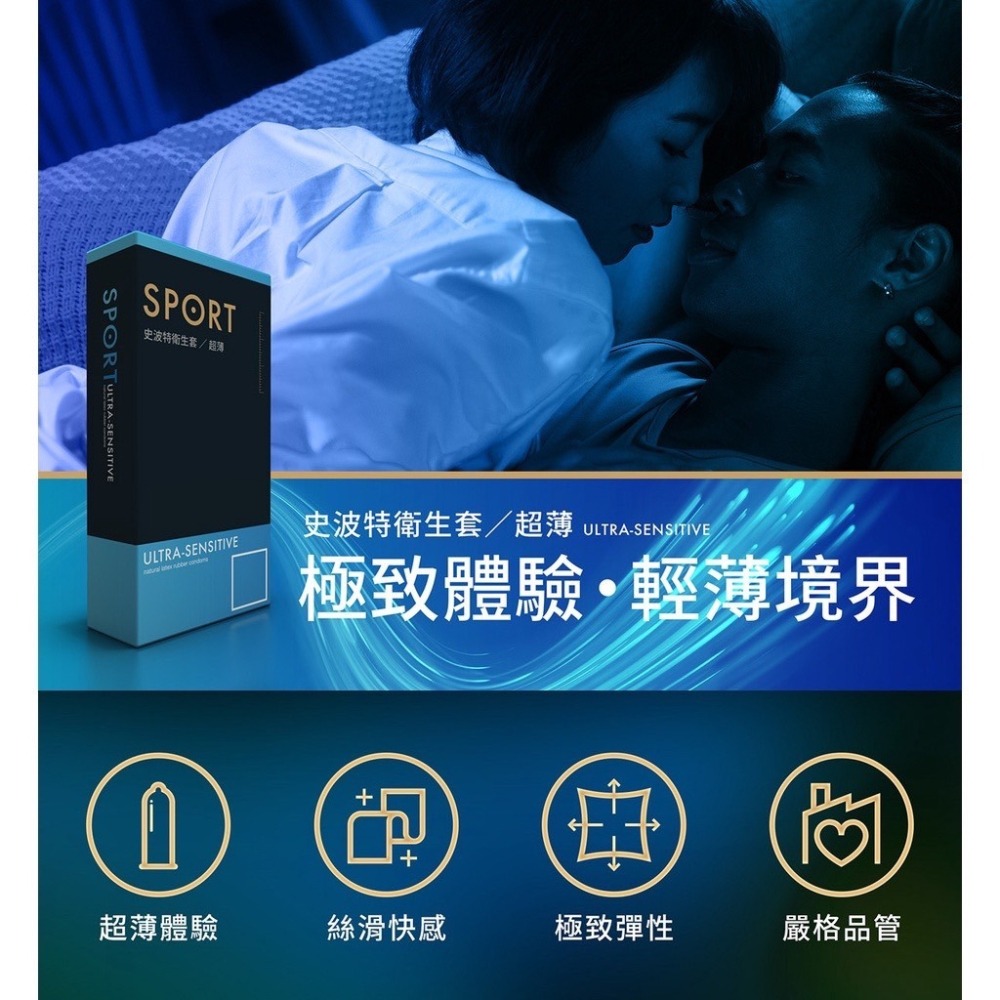 【實體店面現貨】SPORT 史波特衛生套 保險套 衛生套 避孕套 館長保險套 含麻醉劑 100%天然-細節圖6