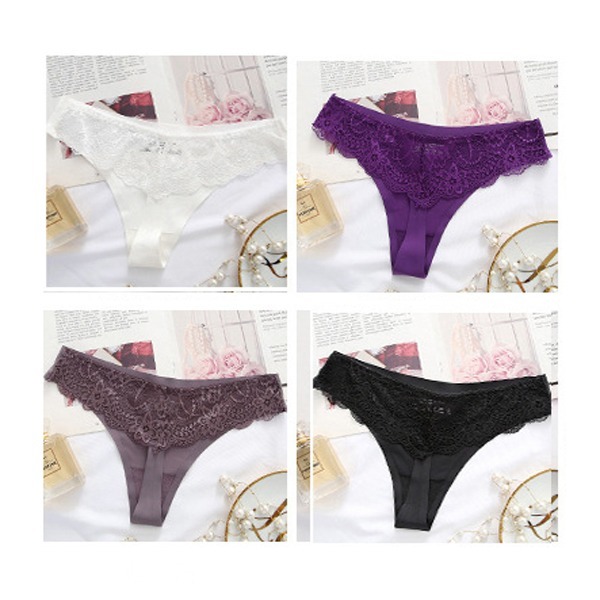 【實體店面現貨 附發票】冰絲無痕丁字褲 蕾絲 性感 一片式 運動 健身 丁字褲 冰絲 無痕 低腰 t褲 內褲 3030-細節圖2