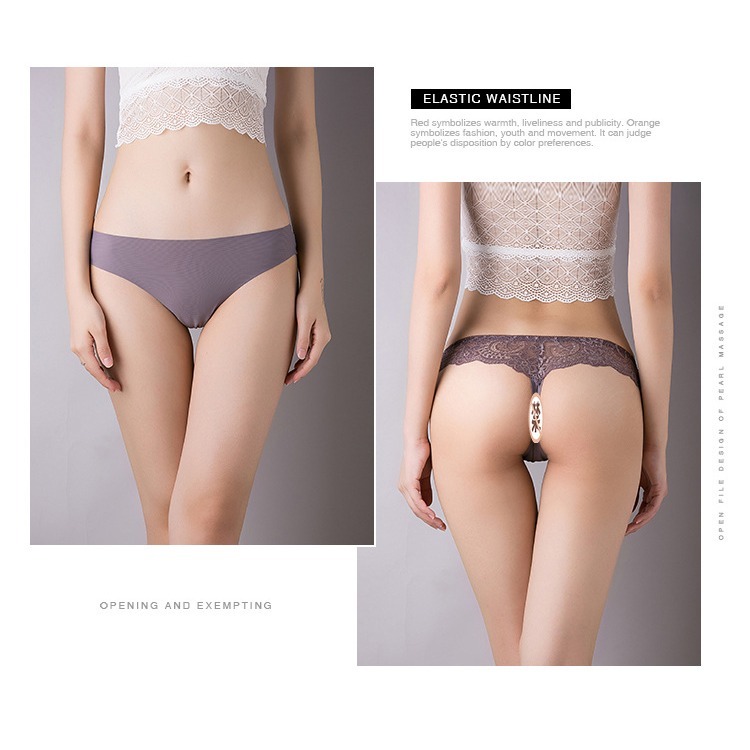 【實體店面現貨 附發票】冰絲無痕丁字褲 蕾絲 性感 一片式 運動 健身 丁字褲 冰絲 無痕 低腰 t褲 內褲 3030-細節圖7