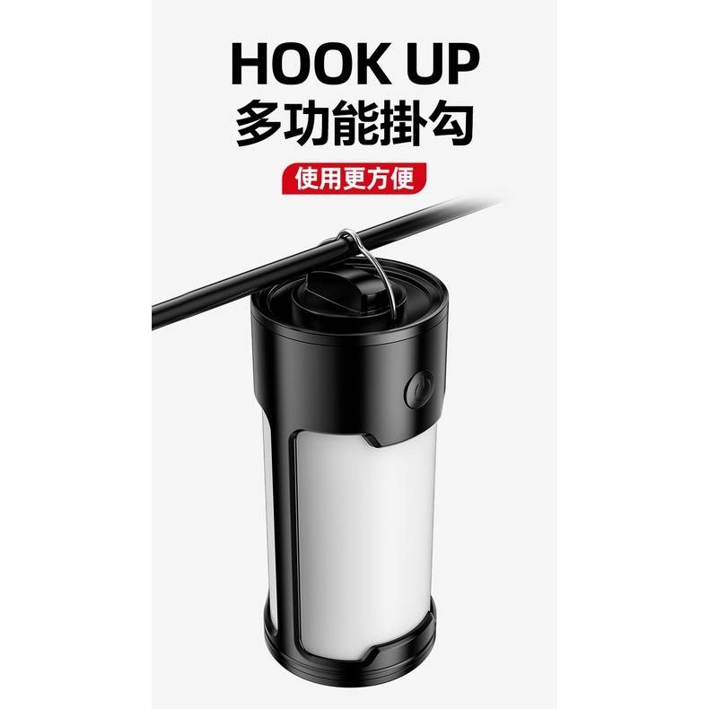 【實體店面現貨 附發票】掛式露營燈 usb充電露營燈 露營燈 拉燈 手電筒 伸縮拉燈 露營 登山燈 超亮應急帳篷燈-細節圖5