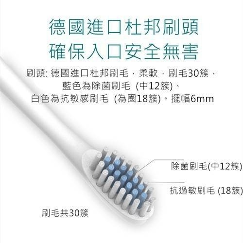 【實體店面現貨 附發票】電動牙刷 IPX7 超值組合 贈刷頭x4 三色可選 聲波牙刷 成人軟毛牙刷 牙齒美白 刷牙潔牙-細節圖5