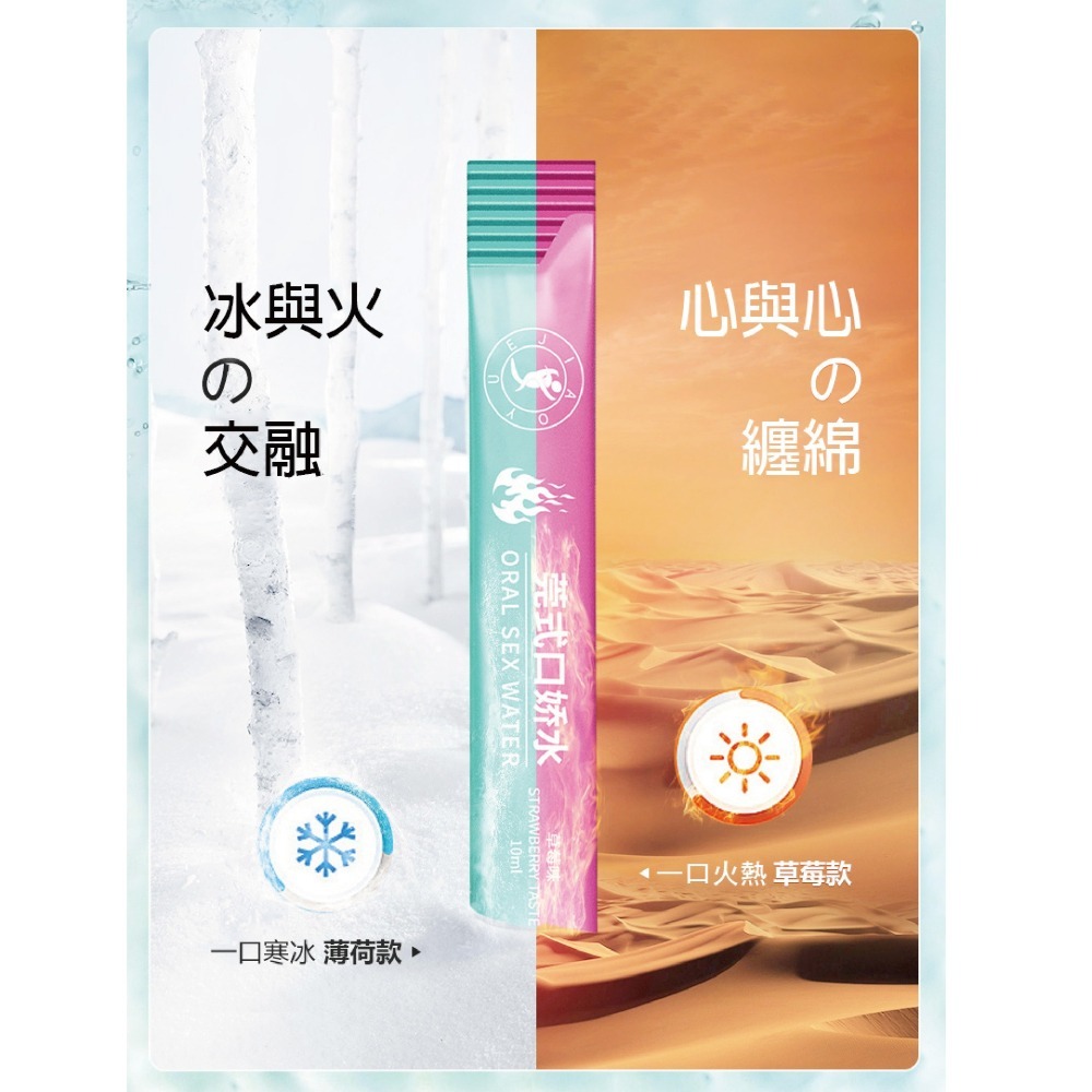 【實體店面現貨】 口嬌水 情趣口交液 冰火兩重天 口交液 快感口交液 果味口交液 薄荷冰感 口交專用 莞式-細節圖5