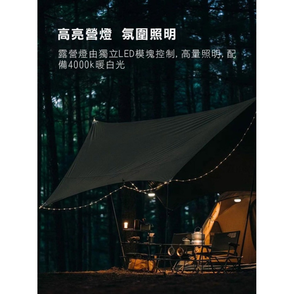 【實體店面現貨】戶外 旅途 星空露營燈 燈串 LED燈條 氣氛燈條 戶外照明燈 呼吸燈 戶外燈 帳篷燈 (非納拓星河-細節圖6