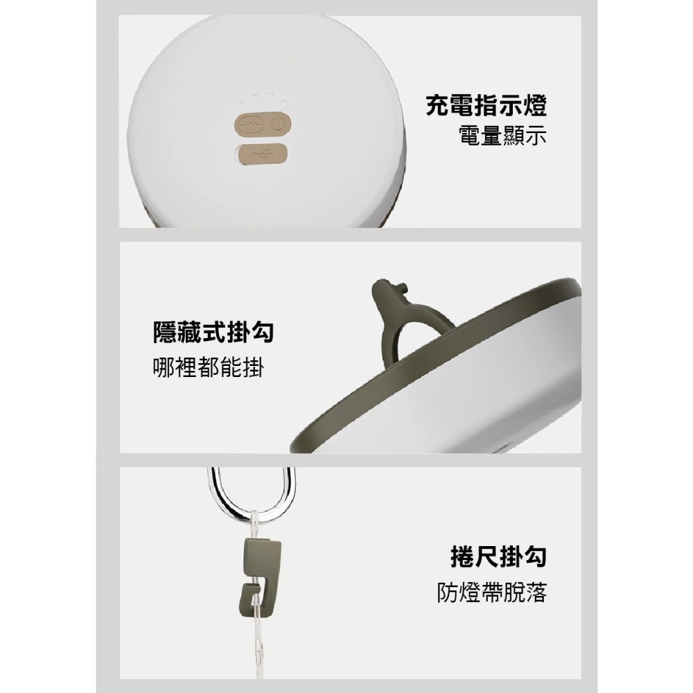 【實體店面現貨】戶外 旅途 星空露營燈 燈串 LED燈條 氣氛燈條 戶外照明燈 呼吸燈 戶外燈 帳篷燈 (非納拓星河-細節圖8