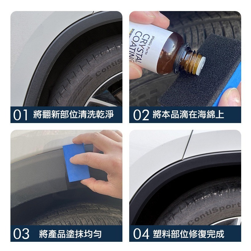 【實體店面現貨】塑料翻新鍍膜劑 塑料還原劑 塑料翻新劑 汽機車美容 塑膠白化還原劑 鍍膜劑 翻新劑-細節圖4
