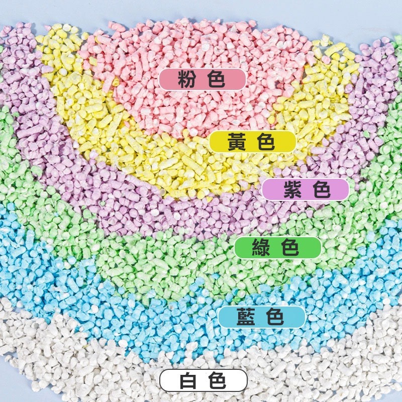 【實體店面現貨】🐹小倉鼠彩虹吸水紙粒 無塵紙粒 倉鼠墊料 小動物墊料 倉鼠紙墊料 吸水紙粒 倉鼠紙粒 鼠籠造景-細節圖4