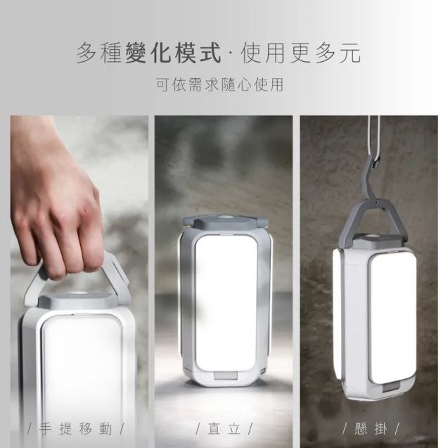 【原廠公司貨】KINYO 充電式LED折疊露營燈 篷燈 地攤燈 營地燈 應急照明燈 野營燈 LED燈 (CP-083)-細節圖3