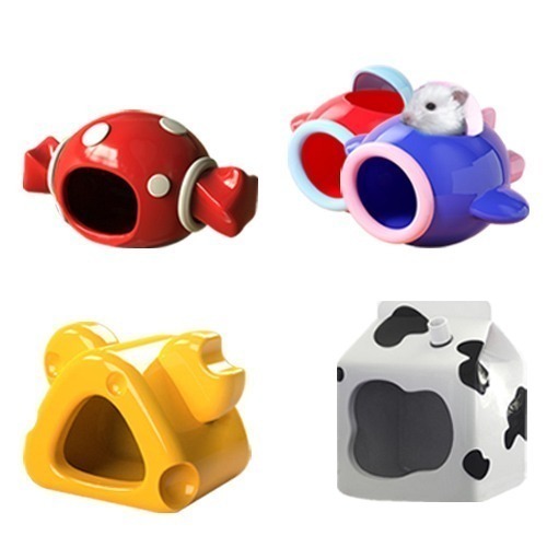 【實體店面現貨】陶瓷倉鼠窩 消暑聖品 倉鼠家 小寵睡窩 鼠窩 倉鼠陶瓷屋 倉鼠陶瓷 寵物鼠窩 倉鼠窩 涼爽-細節圖2