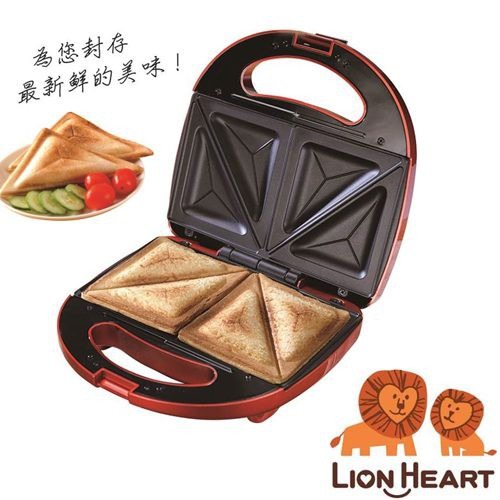 【公司貨 現貨】獅子心Lion Heart 三明治 點心機 吐司機 帕尼尼 熱壓吐司 烤吐司（LST-138）-細節圖4