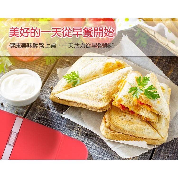 【 實體店面公司貨】附發票 歌林 KOLIN 三明治機 熱壓吐司 烤吐司 吐司機 土司機 熱壓三明治-細節圖2