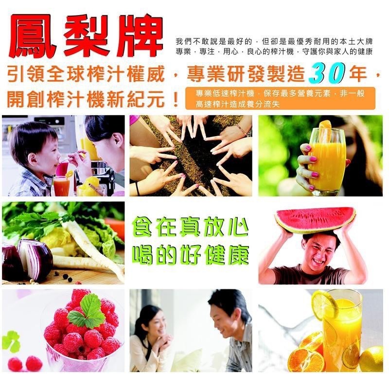 【實體店面公司貨】鳳梨牌 E世代健康榨汁機 果汁機 打汁機 榨汁 打果汁 蔬果汁 EX-101SS EX-001-細節圖5