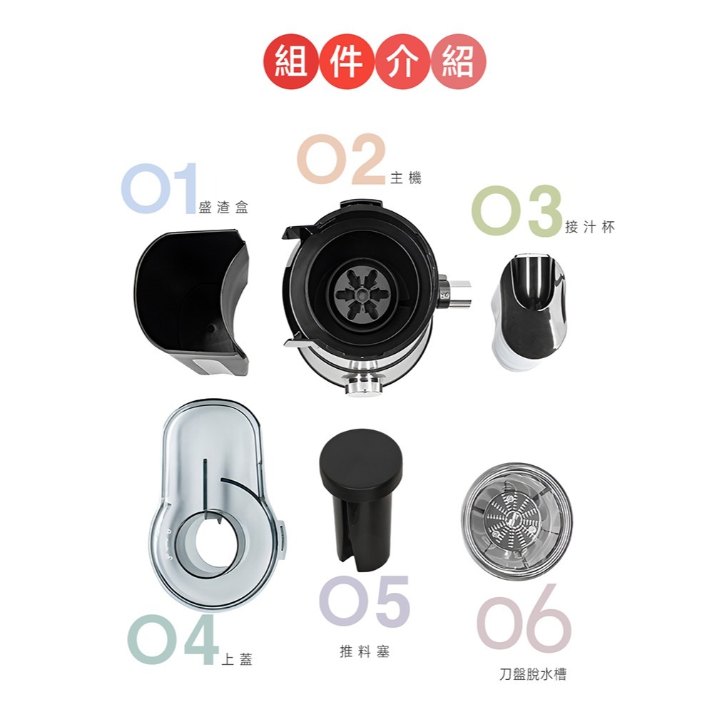 【實體店面公司貨】鳳梨牌 E世代健康榨汁機 果汁機 打汁機 榨汁 打果汁 蔬果汁 EX-101SS EX-001-細節圖7