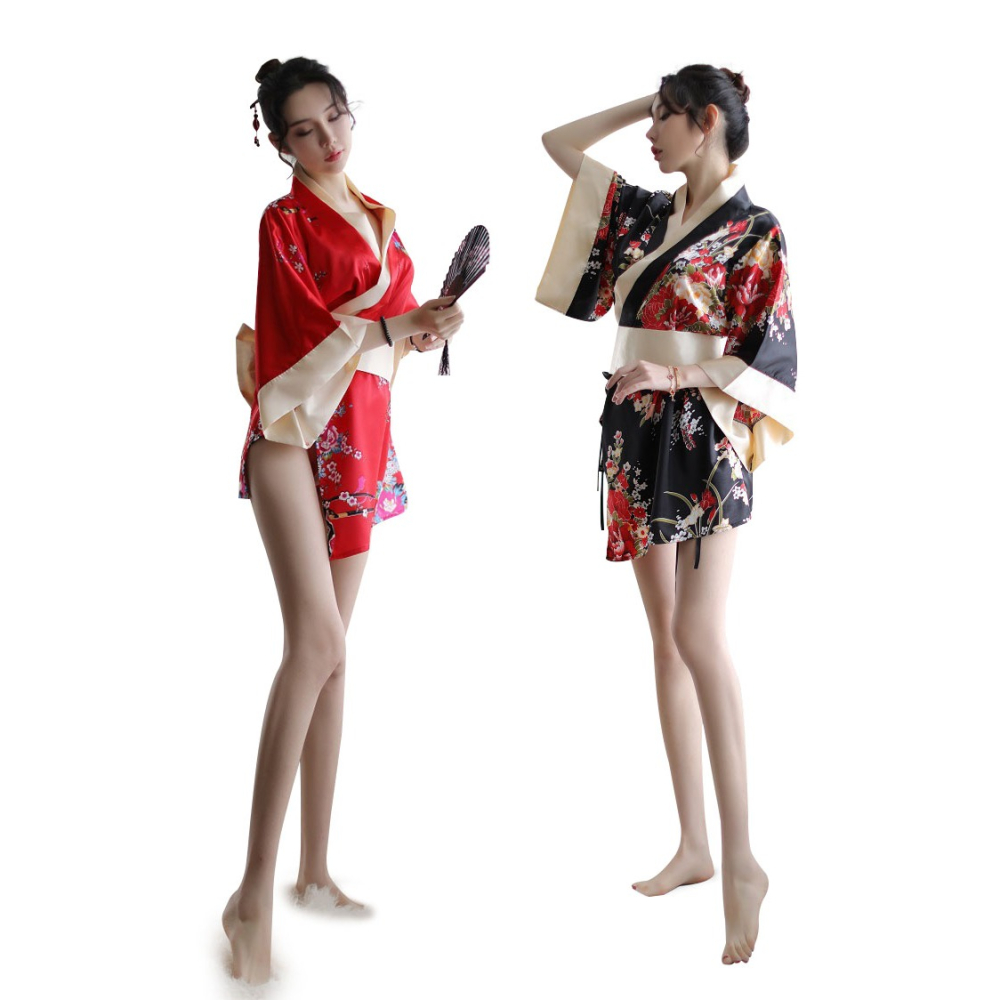 【實體店面現貨 附發票】日式和服浴袍 睡衣 誘惑 性感 睡衣 制服 夜店女郎 角色扮演 貨號5060-細節圖2