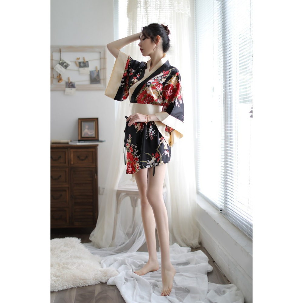 【實體店面現貨 附發票】日式和服浴袍 睡衣 誘惑 性感 睡衣 制服 夜店女郎 角色扮演 貨號5060-細節圖5