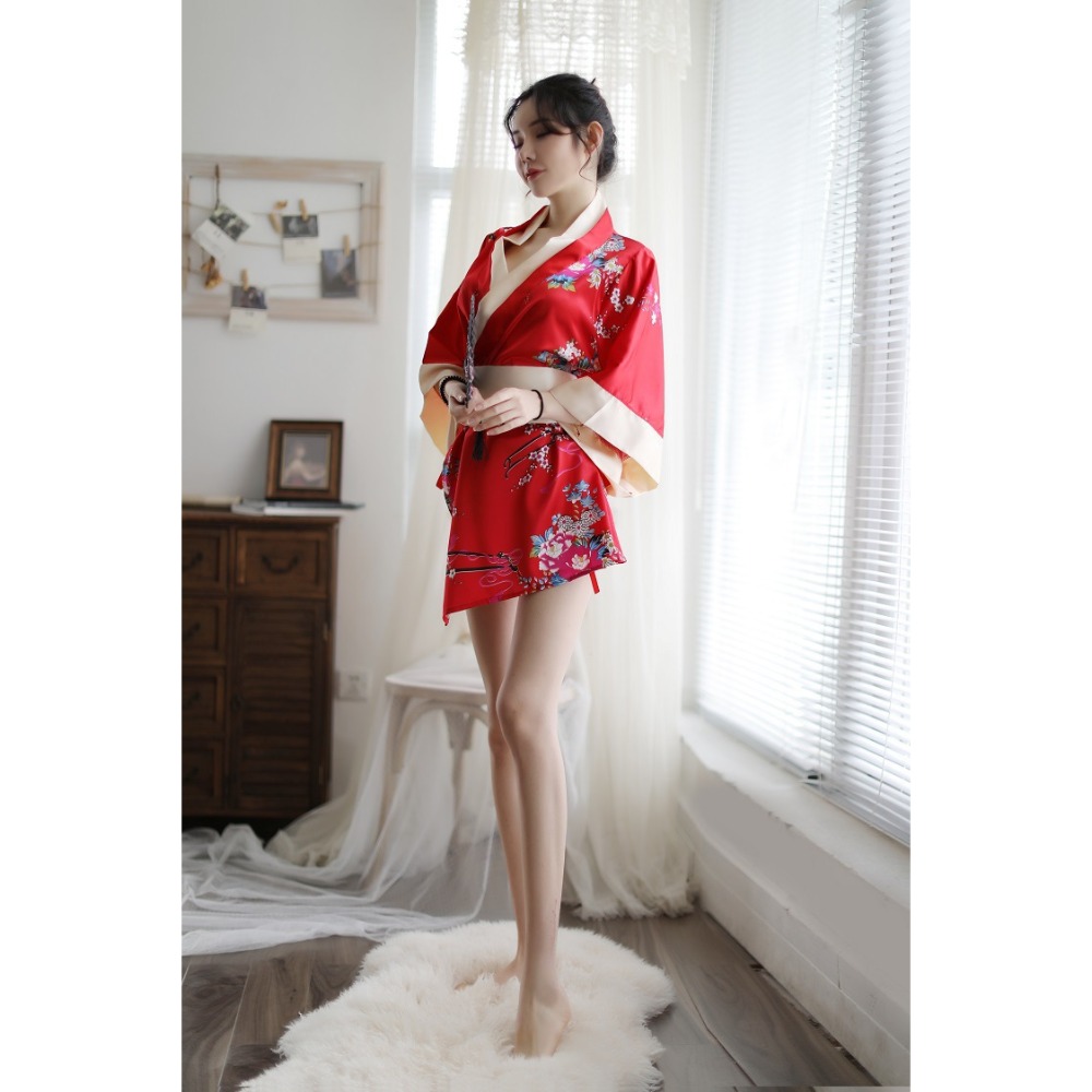 【實體店面現貨 附發票】日式和服浴袍 睡衣 誘惑 性感 睡衣 制服 夜店女郎 角色扮演 貨號5060-規格圖8