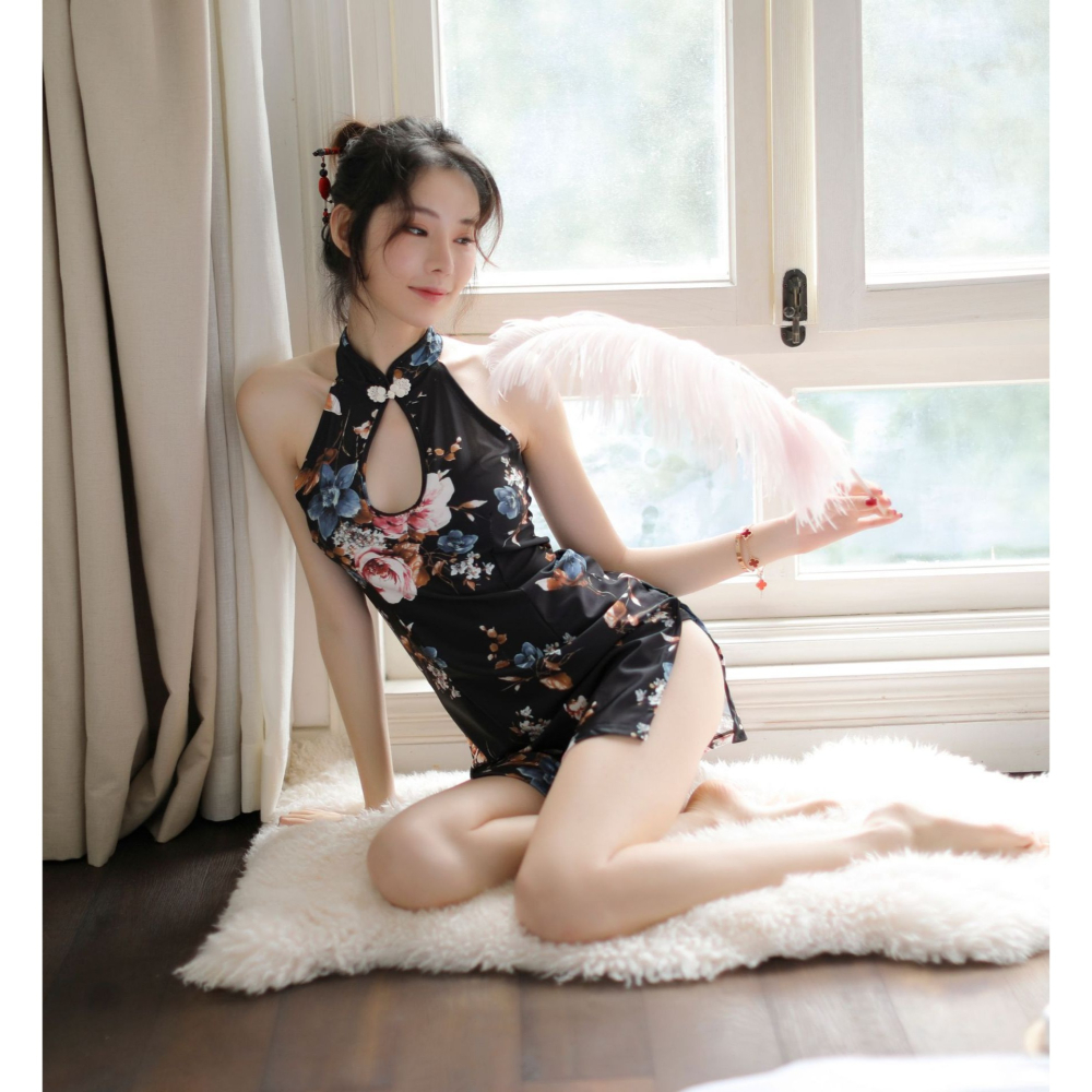 【實體店面現貨 附發票】復古風旗袍 性感 誘惑 可愛 中國風 角色扮演 1389-細節圖6
