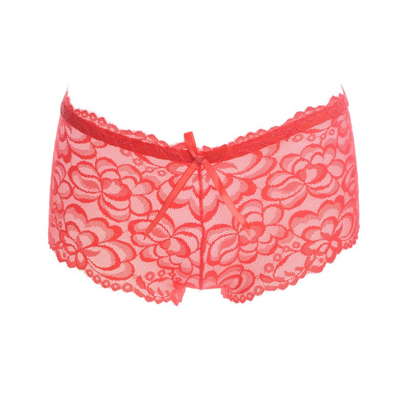 【實體店面現貨 附發票】奢華蕾絲平角內褲 鏤空 提花 性感 內褲 誘惑 低腰 平口褲 貨號1508-細節圖4
