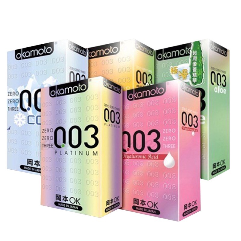 【實體店面現貨 附發票】岡本OKAMOTO 全系列 貼身/極薄白金/玻尿酸/蘆薈/冰炫/超潤滑 保險套 安全套 衛生套-細節圖2