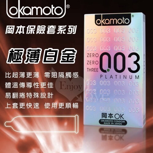 【實體店面現貨 附發票】岡本OKAMOTO 全系列 貼身/極薄白金/玻尿酸/蘆薈/冰炫/超潤滑 保險套 安全套 衛生套-規格圖4