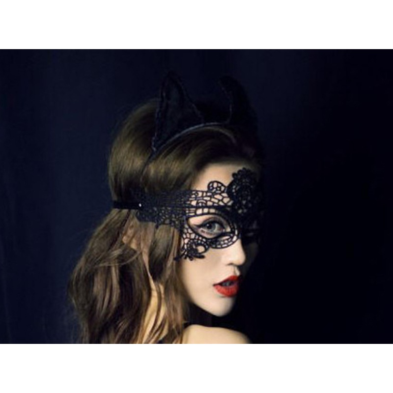 【實體店面現貨 附發票】時尚性感蕾絲面具 表演化妝聖誕舞會眼罩 花邊編織 party 5001-細節圖4