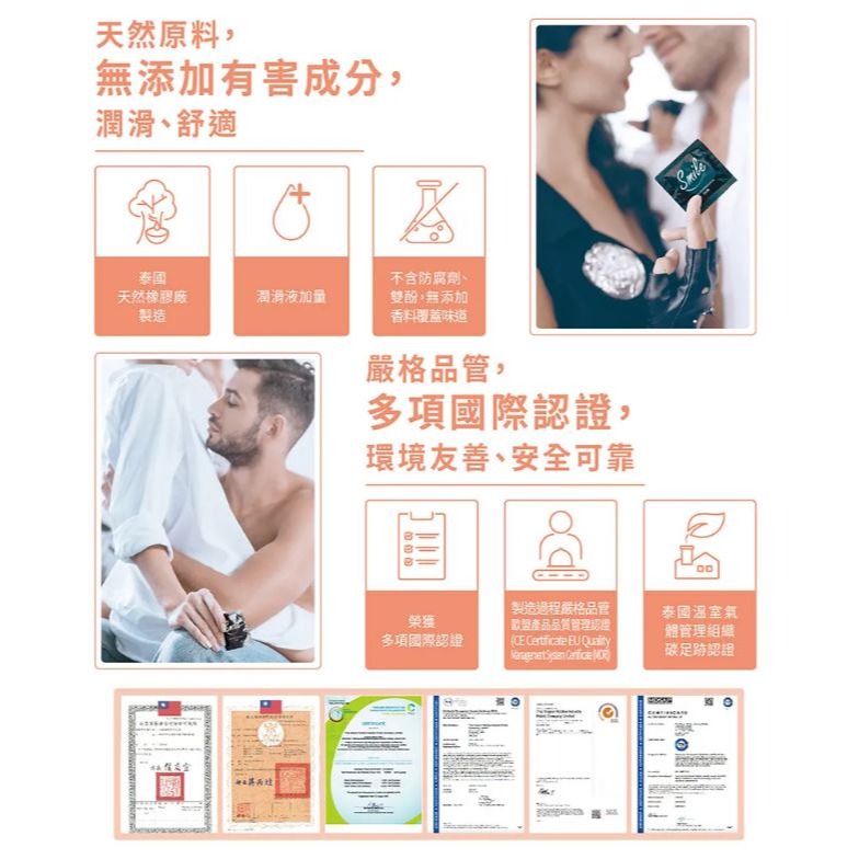 【原廠正品】SMILE史邁爾 飆馬型保險套 安全套 衛生套 避孕套 飆馬型保險套衛生套 含麻醉劑-細節圖6