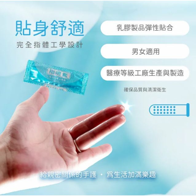 【實體店面現貨】FINDOM 玻尿酸顆粒指險套 保濕顆粒型 24入 指險套 情趣 G點開發-細節圖2