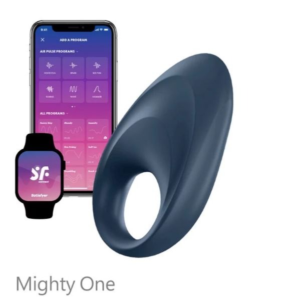 【實體店面現貨】Satisfyer Mighty One 智慧APP操控 震動陰莖環 one系列 總代理授權經銷-細節圖2