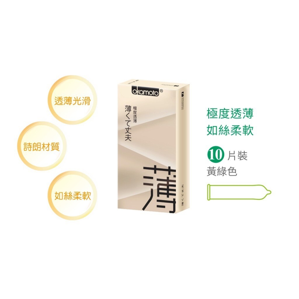 【實體店面現貨 附發票】 Okamoto 日本岡本-City-LOVE 透薄/清純/極潤/緊魅 保險套-10入裝-細節圖8