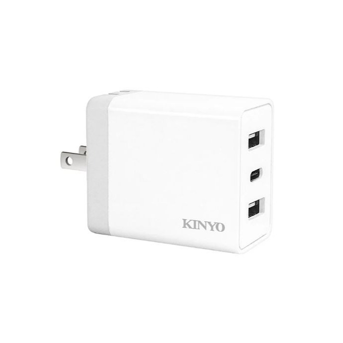 【原廠正品 附發票】KINYO雙USB+Type-C充電器 插頭 插座 CUH-5355-細節圖2